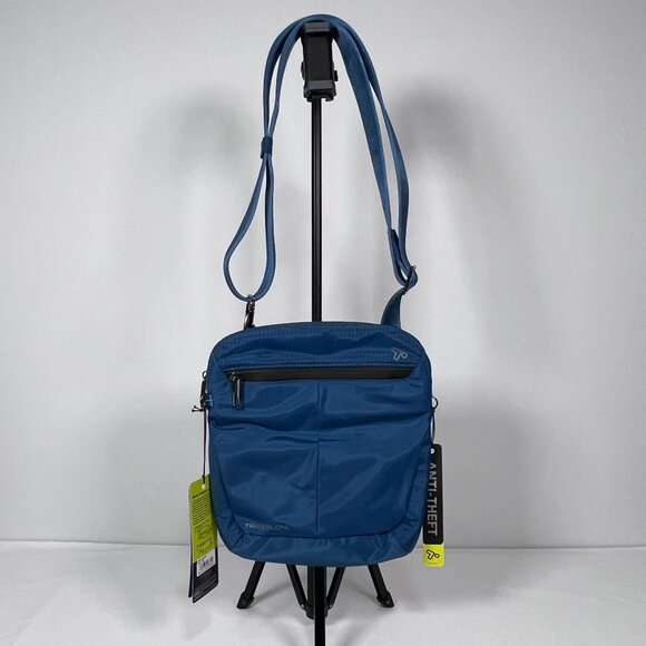 Travelon Handbags - Travelon Blue Crossbody Bag